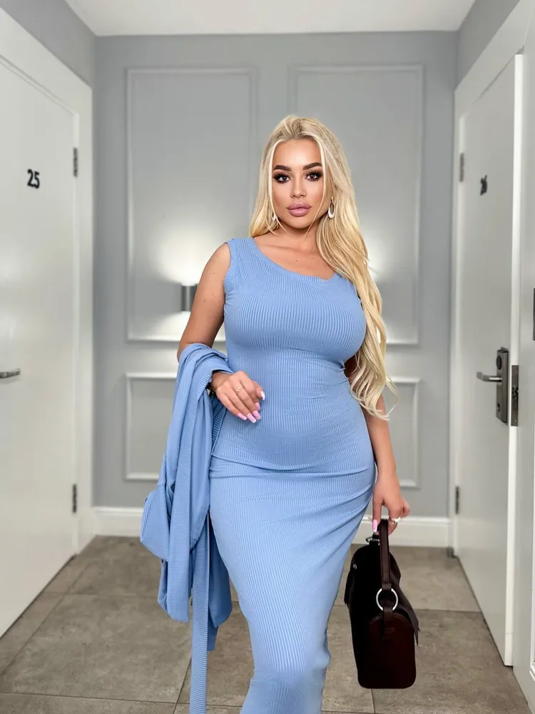 Платье с кардиганом УК-973-3 Фабрика Моды