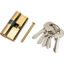 Цилиндровый механизм ЗУБР тип ключ-ключ 5-PIN 60 мм цвет латунь (52101-60-1)