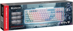 Клавиатура Defender Hawk GK-418 белый