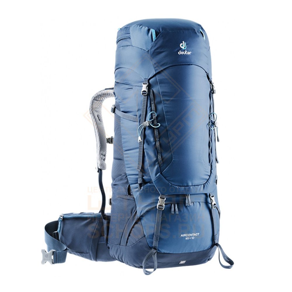 Рюкзак Deuter Aircontact 65+10 л, Midnight/Navy