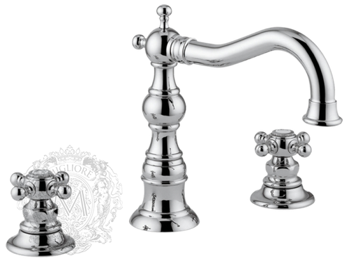 Смеситель для раковины на 3 отверстия Migliore Arcadia ML.ARC-8312.CR хром