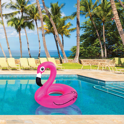 Круг надувной pink flamingo
