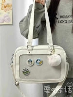 Сумка через плечо с прозрачным окошком