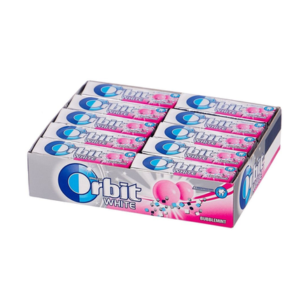 Жевательная резинка Orbit Bubblemint без сахара, 13 г х 30 шт
