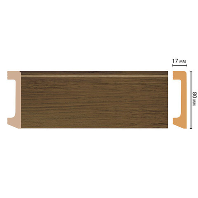 Плинтус Decomaster D235 D235-88