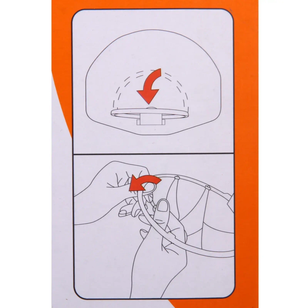 Набор игровой для бассейна ZG270-265: кольцо с подставкой 45*45*67 см, мяч 12 см 1 шт., насос