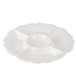 Менажница " " 27х27х3см (min5) (фарфор) (транспортная упаковка)