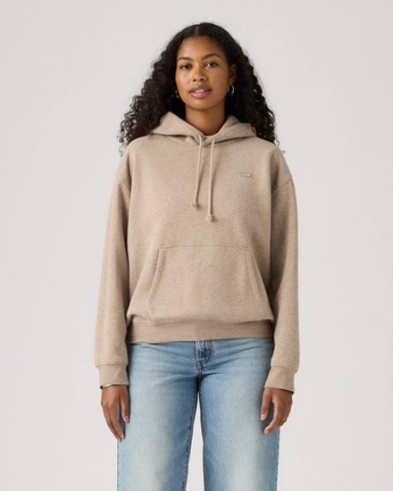 Толстовка женская LEVI'S EVERYDAY HOODIE TAUPE GRAY HEATHER BROS