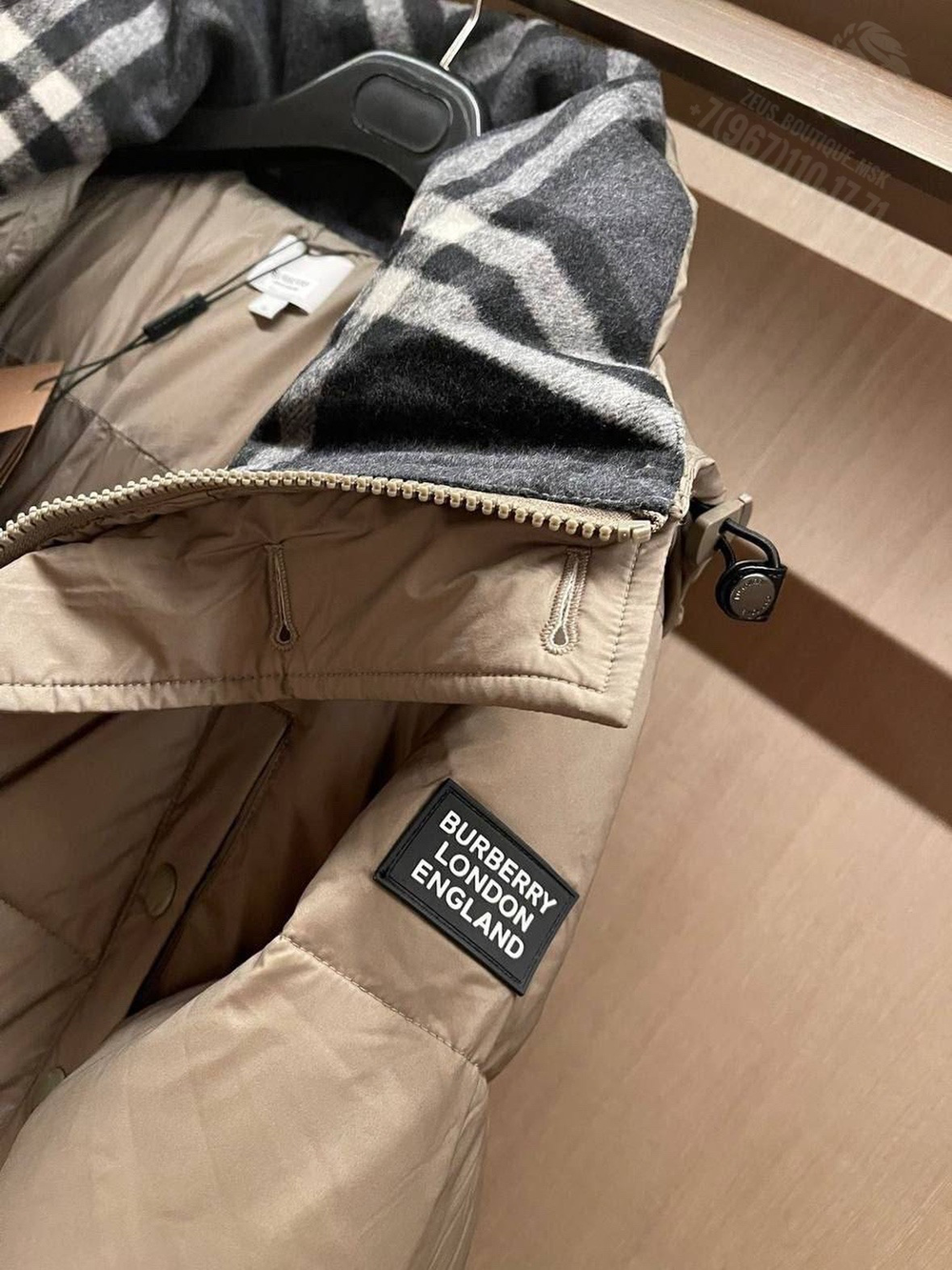 Пуховик Burberry