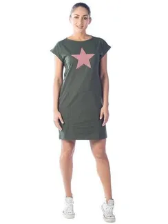 Платье-футболка Full allert, размер 48, цвет хаки