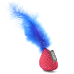 Игрушка для кошек JOYSER Cat Teaser Розовый конус с пером, 16 см