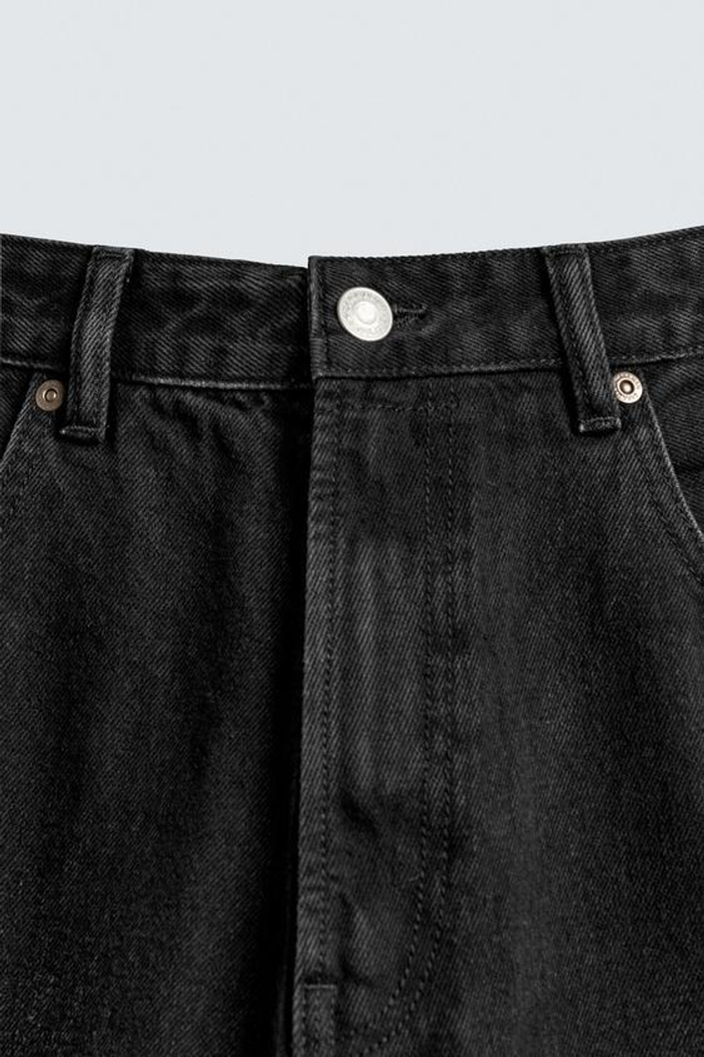 ZARA ДЖИНСЫ BAGGY FIT, УГОЛЬНЫЙ