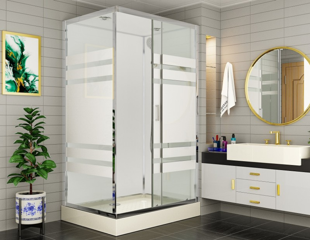 Душевая кабина Esbano ESKE108CKR 100x80x210 хром