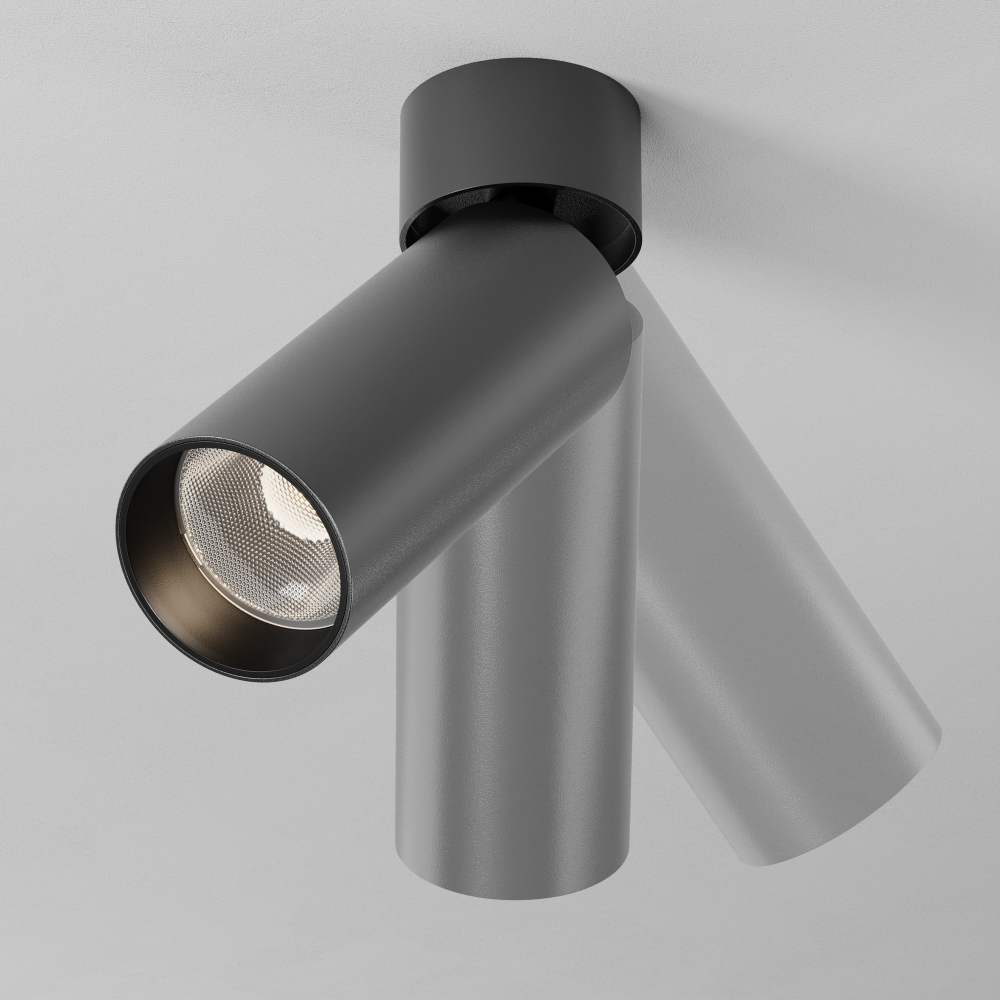 Накладной светодиодный светильник Maytoni FOCUS LED C055CL-L12W3K-SS-B