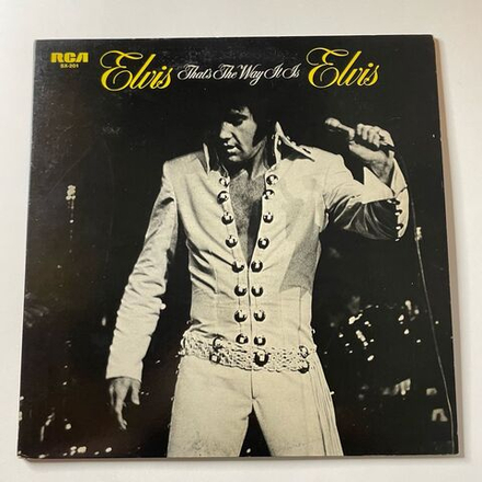 Винтажная виниловая пластинка LP Elvis Presley Элвис Пресли That's The Way It Is (Japan 1975) (No Obi) How The Web Was Woven