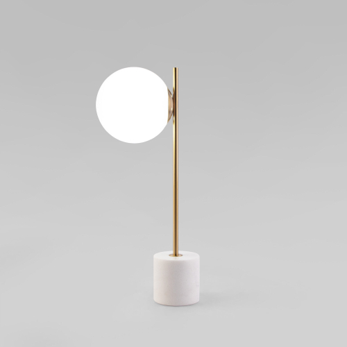 Настольный светильник с плафоном 01157/1 латунь