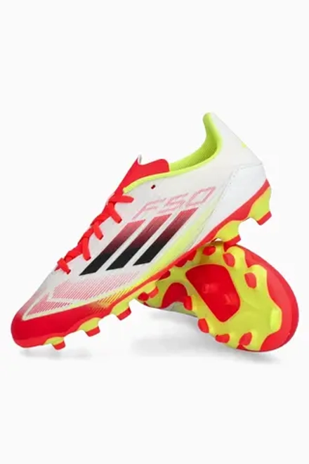 Бутсы adidas F50 League MG Junior - белый