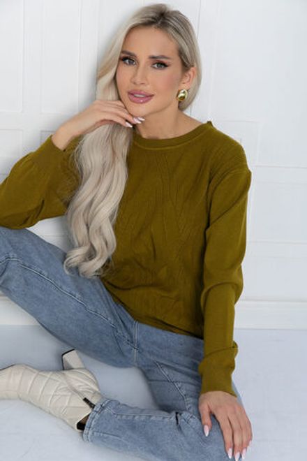 Джемпер Долорес (желто-зеленый) Б12168-12 LT Collection
