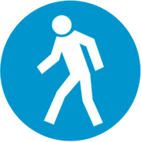 М10 "Проход здесь"