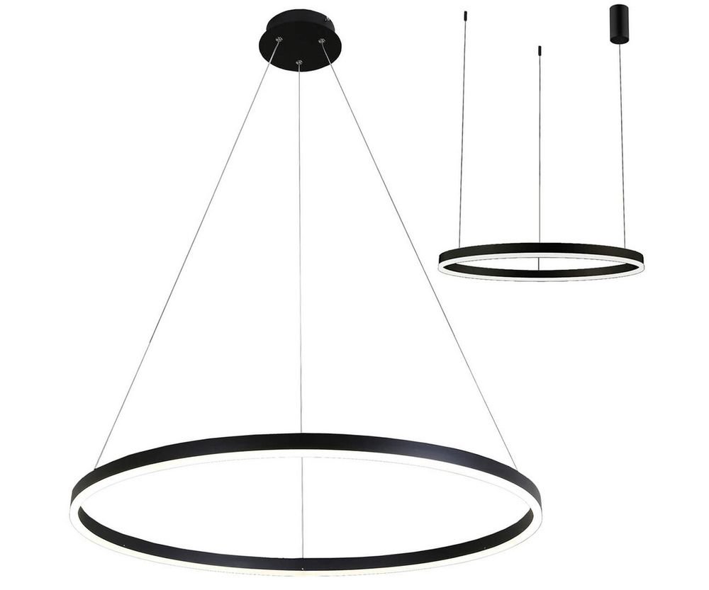 Подвес Тор черный d80 h150 Led 45W (4000K) 2 типа крепления