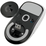 LOGITECH G PRO X SUPERLIGHT 2c compact wireless gaming mouse - WHITE - 2.4GHZ - EER2-933
