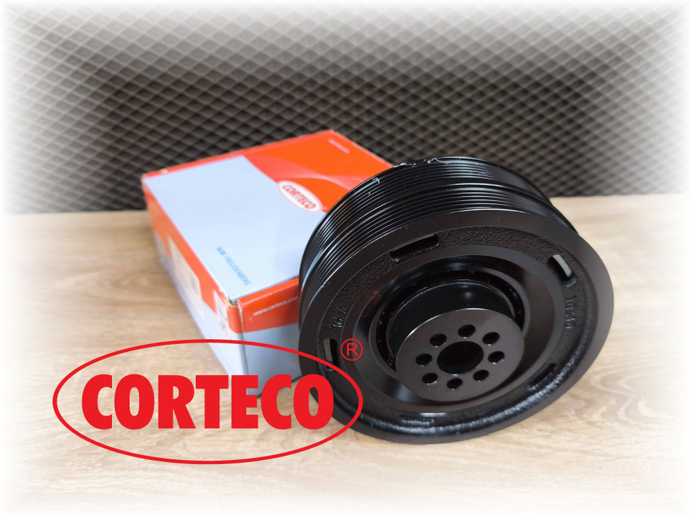 Audi A4 A5 A6 Q7 оригинальный шкив коленвала пр-ва Corteco