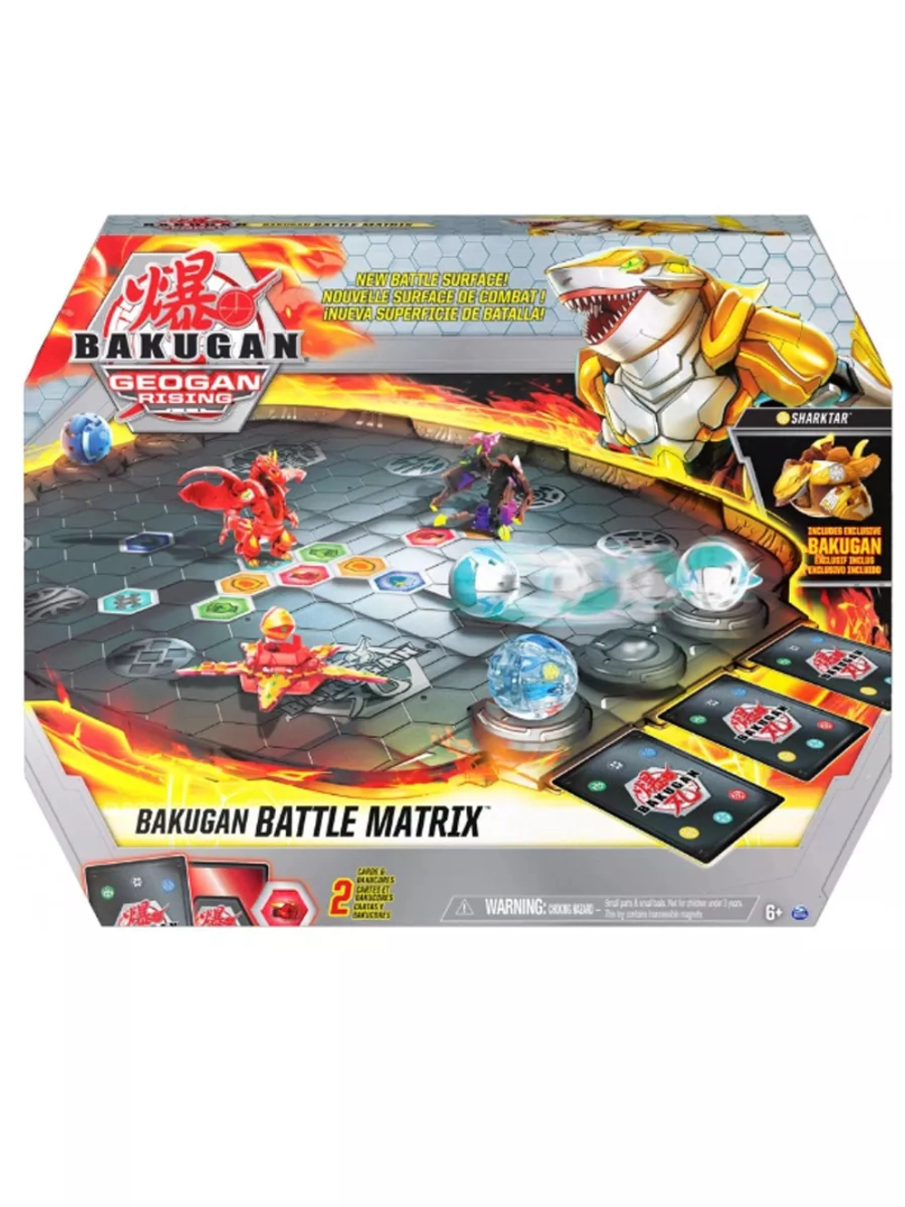 Арена с шаром-бакуганом Sharktar Bakugan Geogan Rising