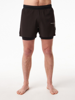 ШОРТЫ МУЖСКИЕ ELEVATE SHORT 5 | BLACK WHITE