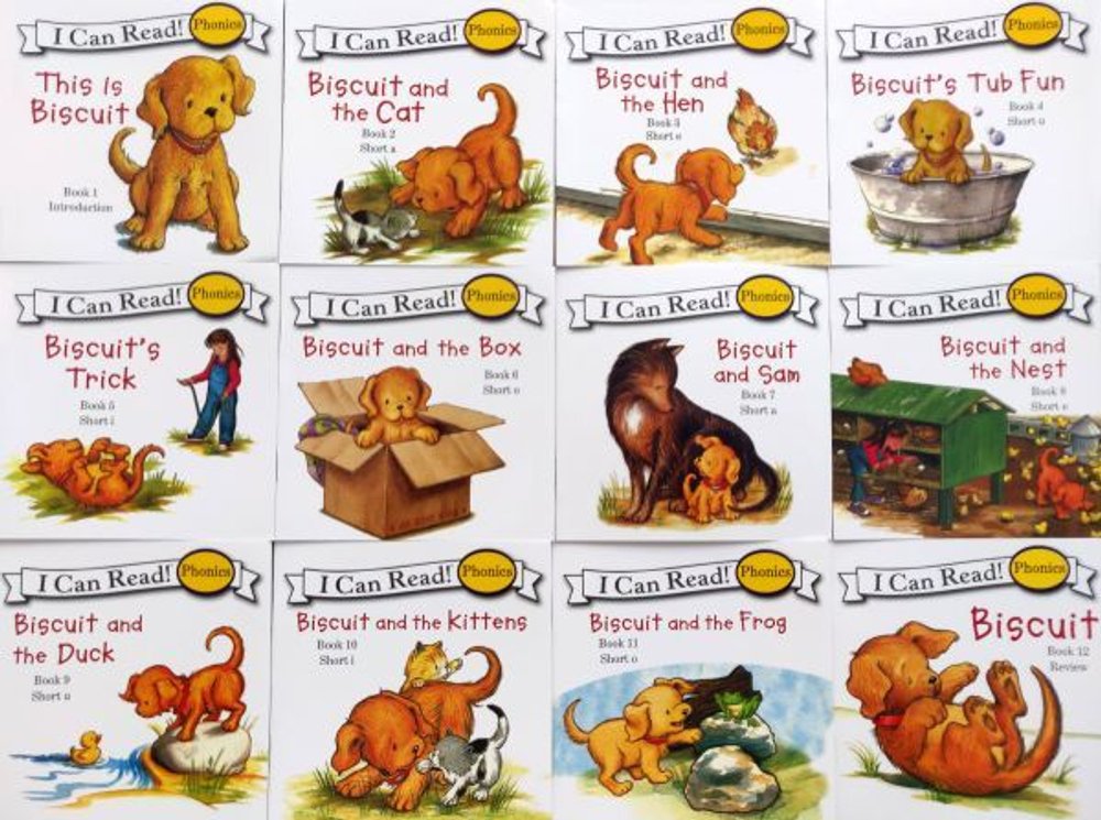 I can Read Biscuit (Бисквит), набор из 12 книг
