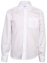 Белая классическая рубашка для мальчика REMIX