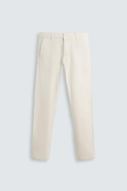 ZARA БРЮКИ ЧИНОС SKINNY FIT, ЭКРЮ