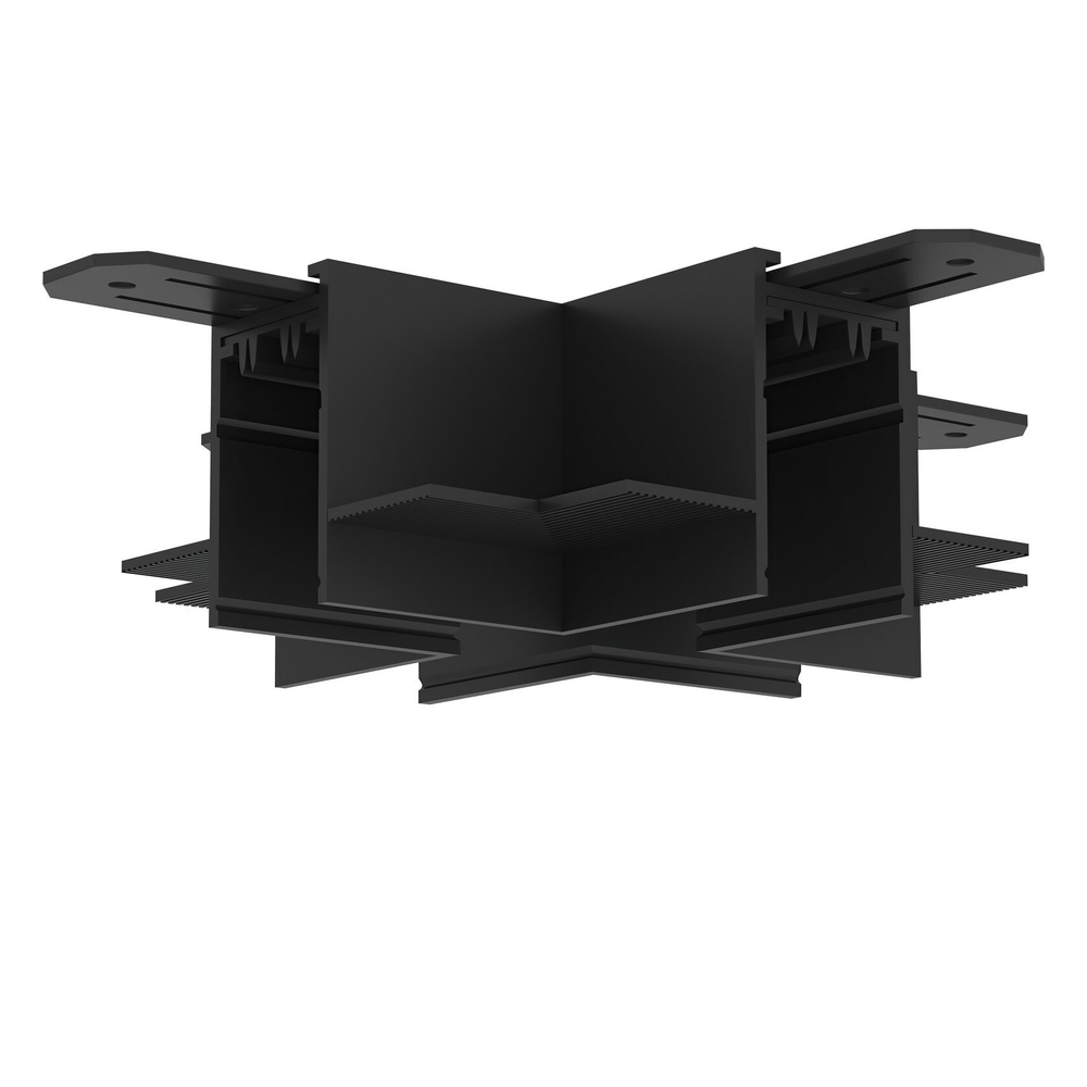 TR2114-BK Коннектор трека SMART для ГКЛ , \&amp;quot;X\&amp;quot; образный, механический , черный