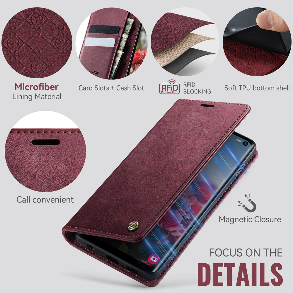 Чехол-книжка CaseMe RFiD Samsung Galaxy S10+