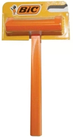 Станок д/бритья одноразовый  "BiC" 1шт на карте (оранж)