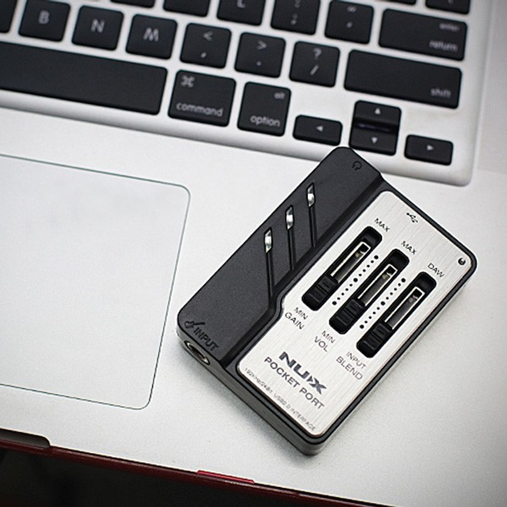 Портативный гитарный аудио USB интерфейс Nux Cherub POCKET-PORT