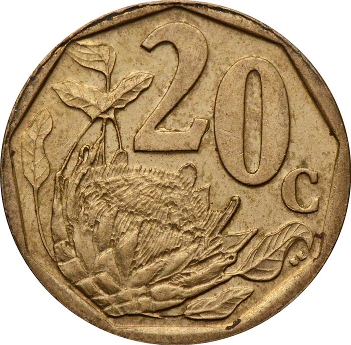 20 центов 2010 ЮАР