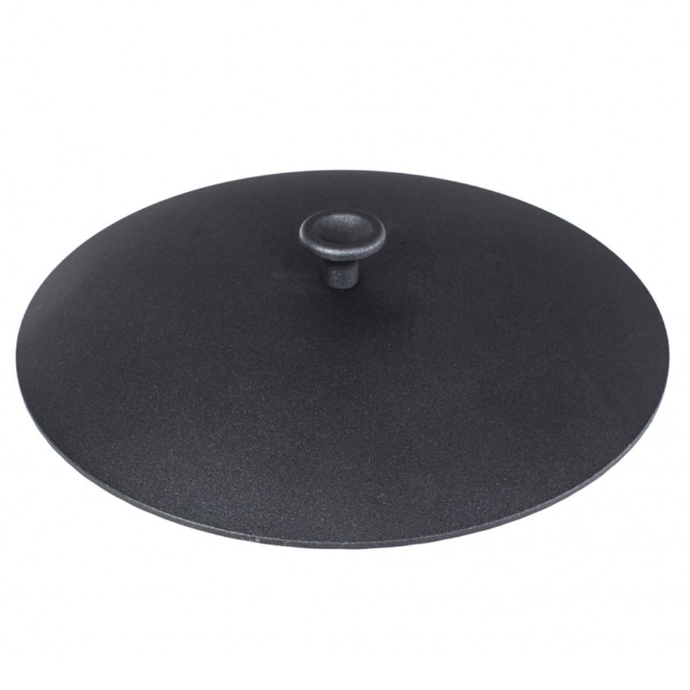 Сковорода-вок чугун, 29 см, Камская посуда, вок29, с крыш