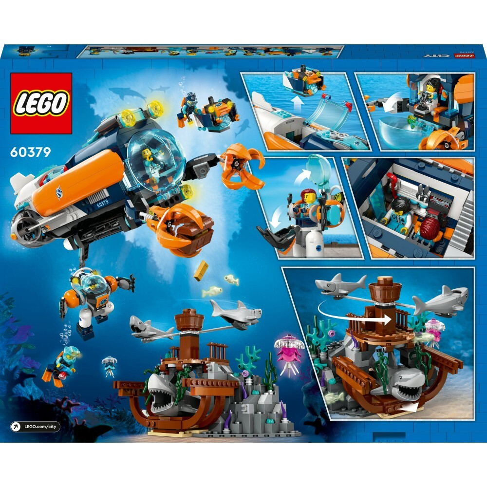 LEGO City — Подводная лодка для исследования морского дна (60379)