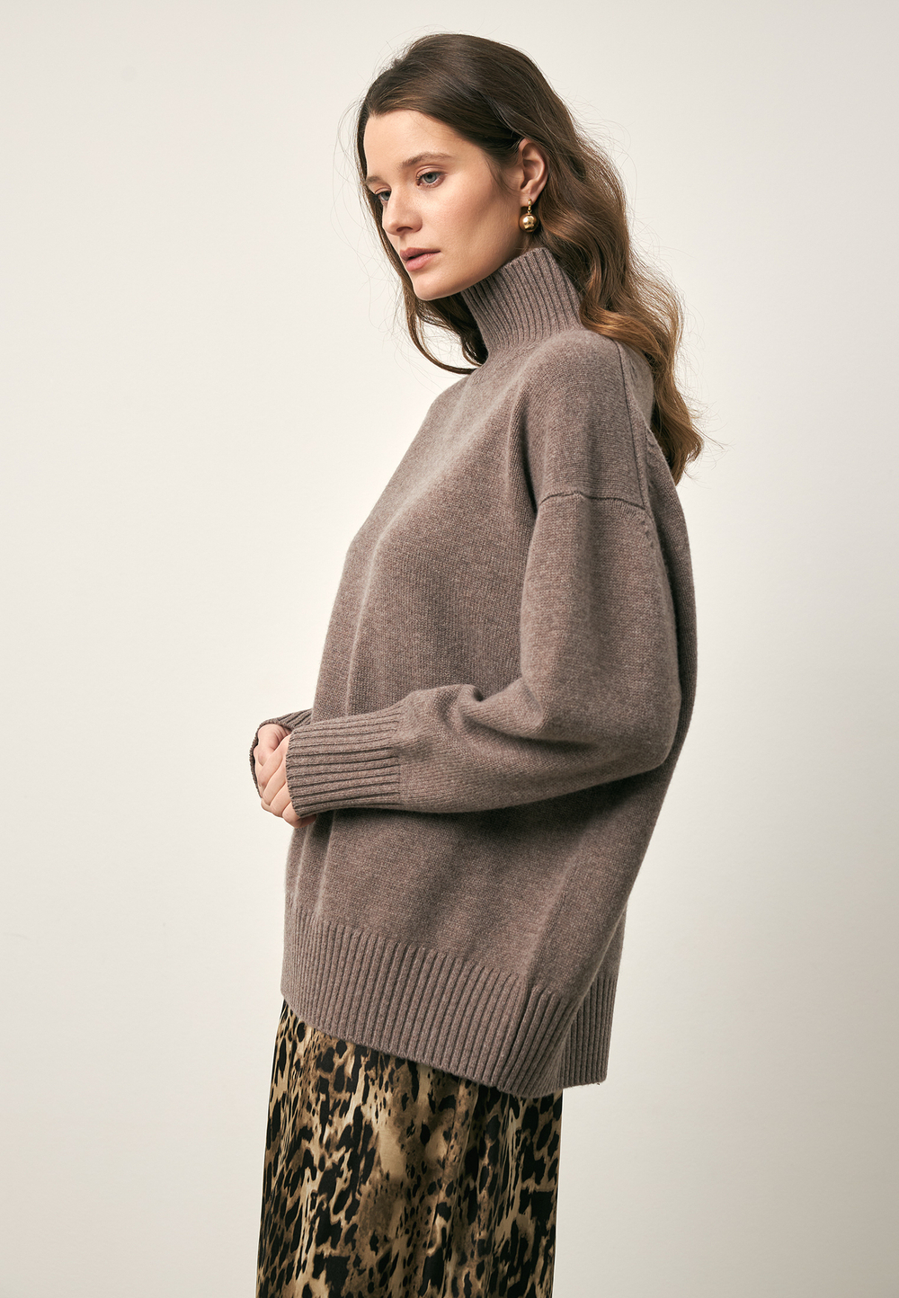 Свитер из мериноса с кашемиром