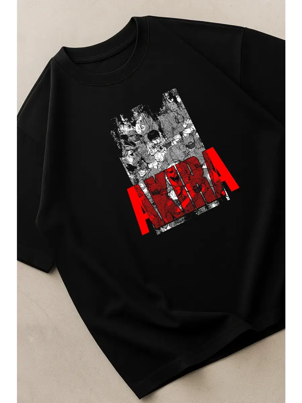 Футболка y2k оверсайз аниме акира