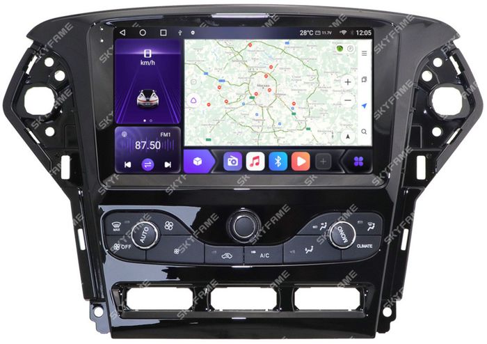 Магнитола для Ford Mondeo 4 2010-2014 - Kuberg SF-9281-2 Android 10, 4G SIM-слот, блок климата в коммплекте