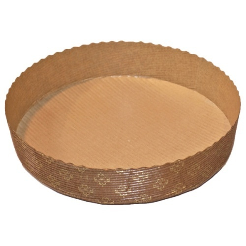 Бумажная одноразовая форма для выпечки "Пирог", 185*30мм 180шт/кор.