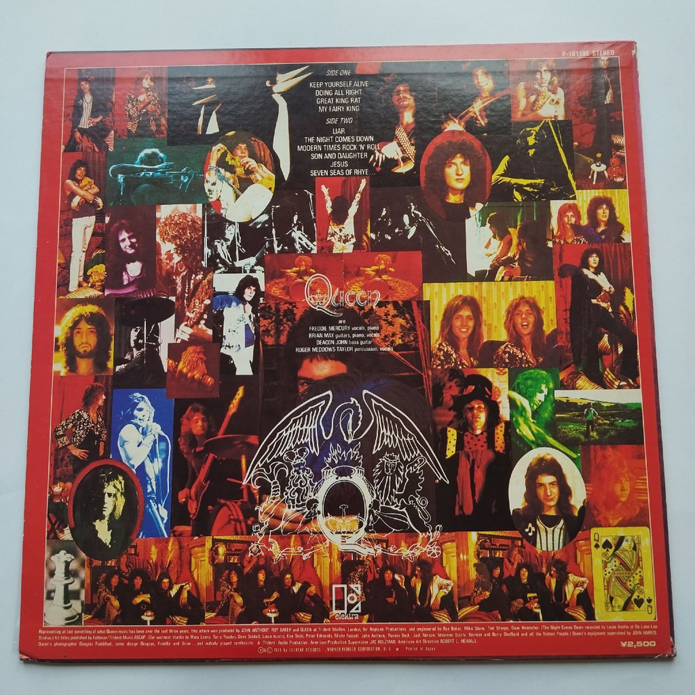 Винтажная виниловая пластинка LP Queen (Japan 1975) (No Obi) The Night Comes Down