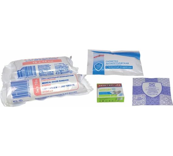 Набор первой помощи при укусе животных 
штрихкод  4607025845935