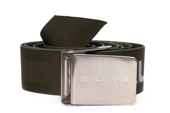 Нейлоновый грузовой ремень SALVIMAR с пряжкой из нержавеющей стали, Болотный