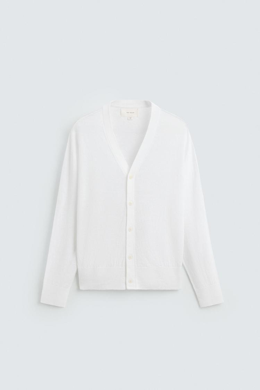 ZARA КАРДИГАН СВОБОДНОГО КРОЯ, БЕЛЫЙ