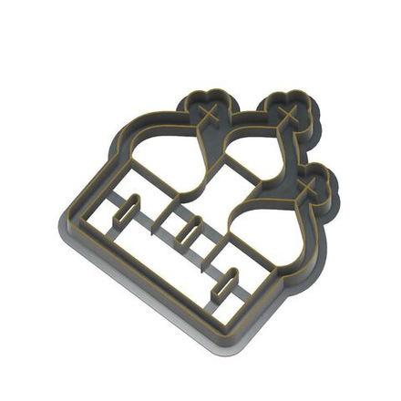 Формочка храм штамп