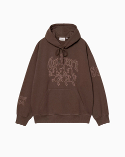 Толстовка Carhartt WIP Hooded Hackwork Sweat