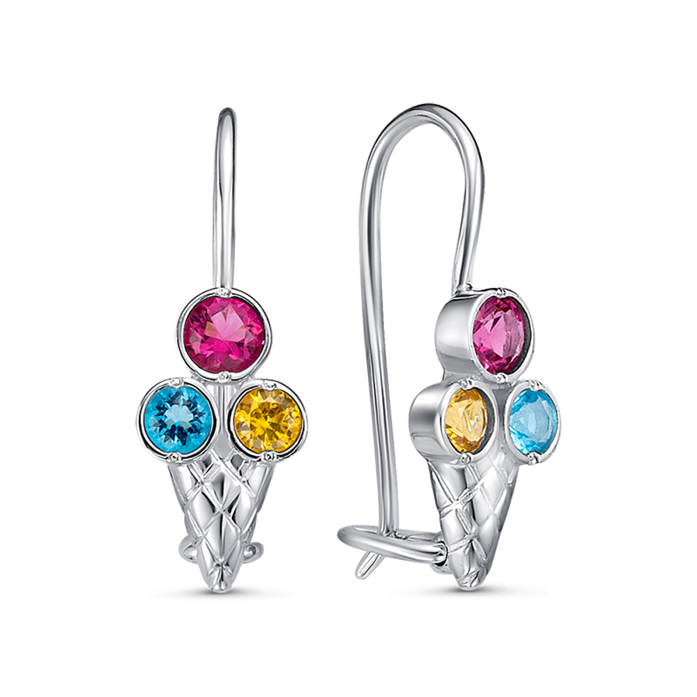 Серьги из серебра 925 пробы