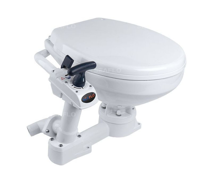 Унитаз с ручной помпой (Regular), SeaFlo